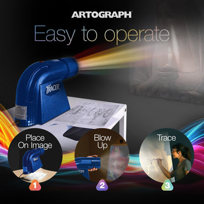 Artograph LED Tracer Opaque Art Projector for Tracing, Drawing, and Crafting