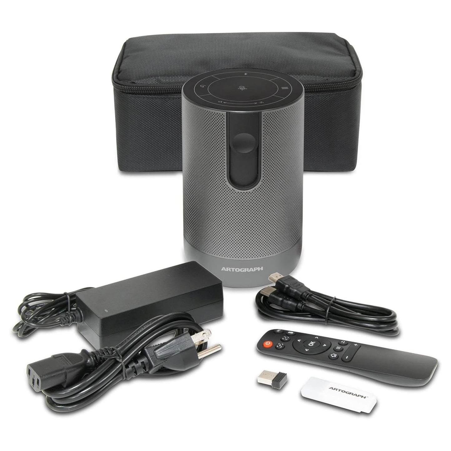 Artograph Smart LED Art Projector, Auto Focus Grids & Remote, Inspire 1500, Grey