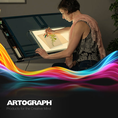 Artograph Featherweight 12" x 17" Dimmable Slim Lightpad for Drawing & Tracing