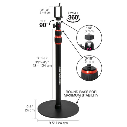 Artograph Smart LED Art Projector, Auto Focus Grids + Adjustable Projector Stand