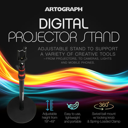 Artograph Adjustable Projector Stand for Digital Projector, Camera, or Lights