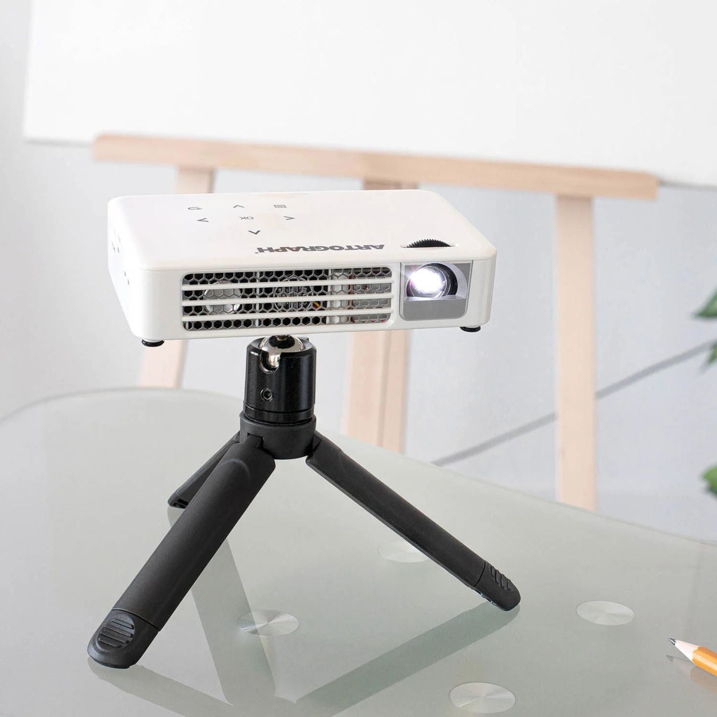 Artograph Smart LED Art Projector & Auto Focus Grids+ Mini Tripod Tabletop Stand