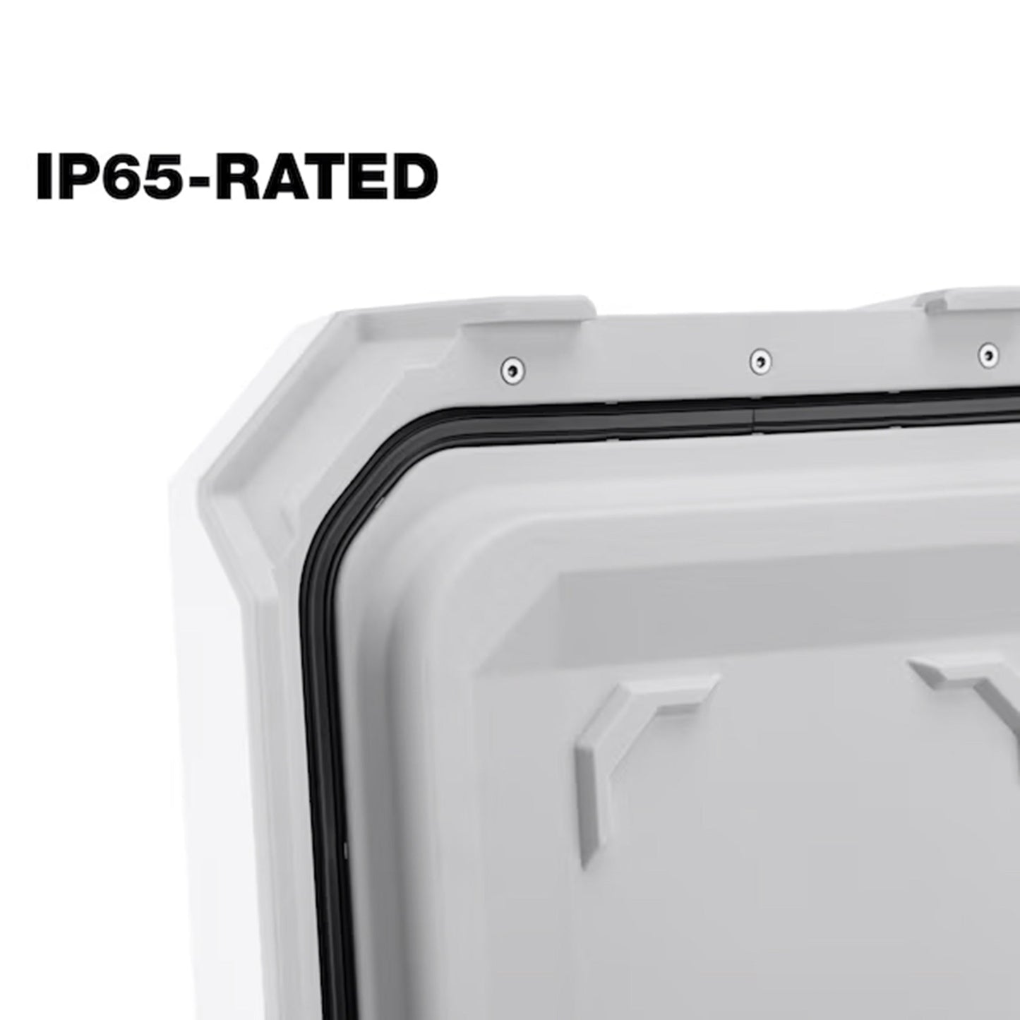 ToughBuilt StackTech Compact Cooler, Stackable 16 Qt Hard Shell Ice Chest, White