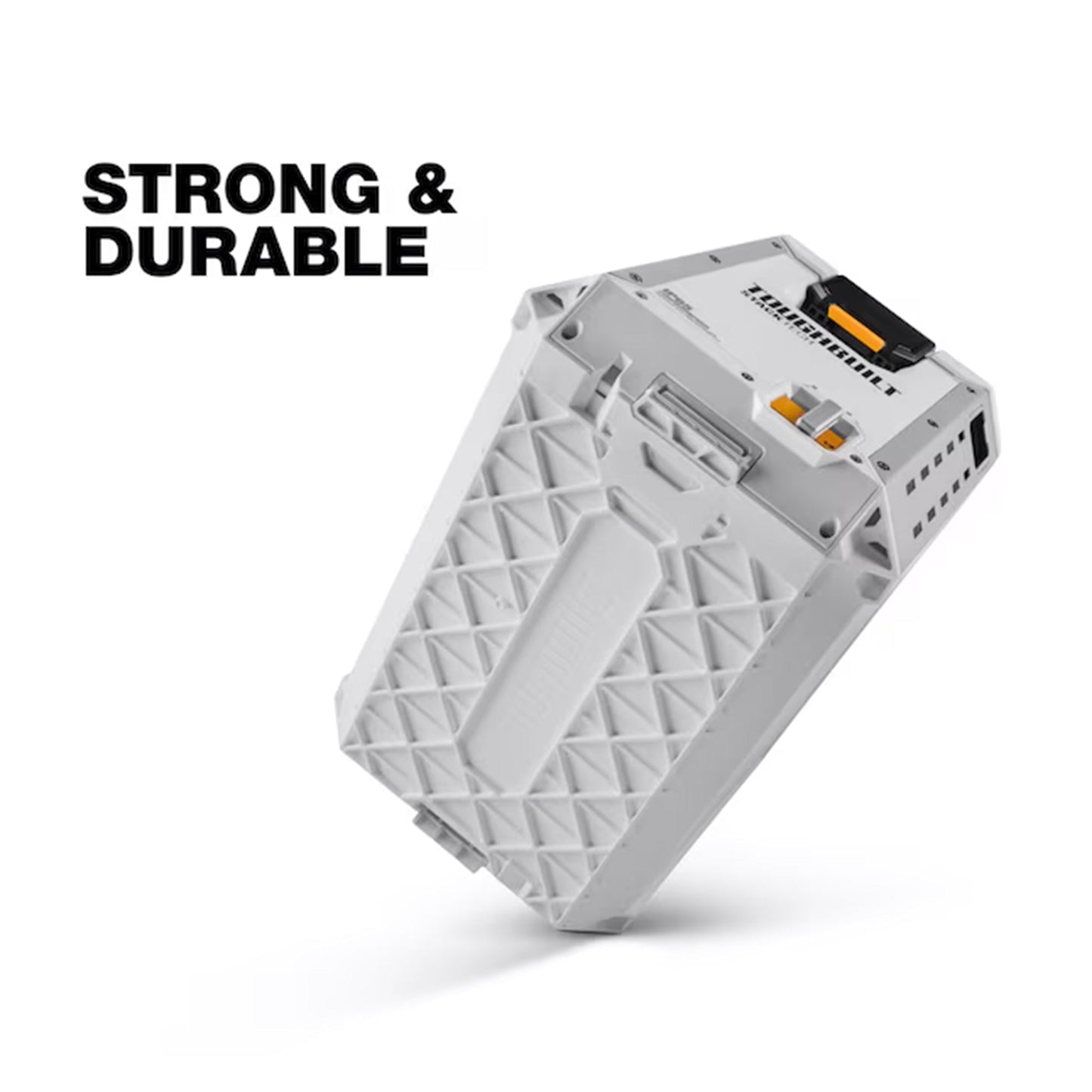 ToughBuilt StackTech Compact Cooler, Stackable 16 Qt Hard Shell Ice Chest, White