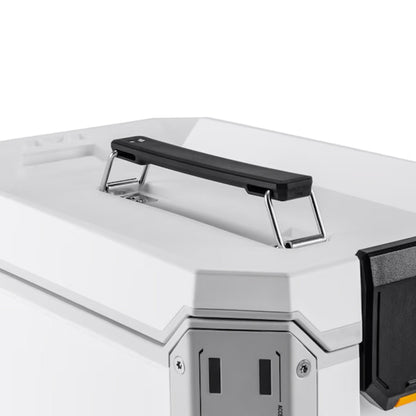 ToughBuilt StackTech Compact Cooler, Stackable 16 Qt Hard Shell Ice Chest, White