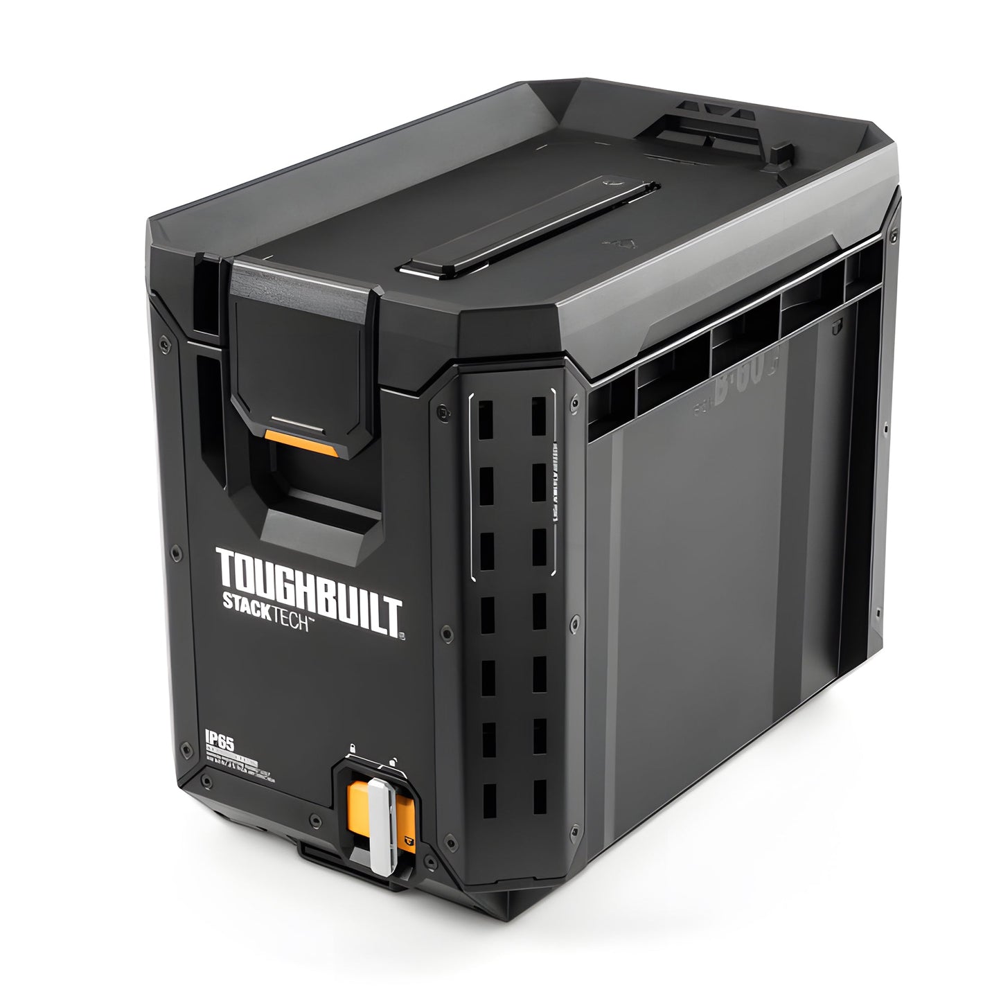 ToughBuilt StackTech Compact Tool Box Lockable Organizer with Removable Tray