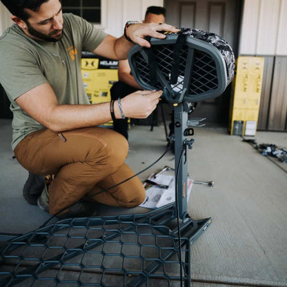 Hawk Helium Pro Hang-On Tree Stand, Memory Foam Seat Hunting Gear, 34.75 x 24.5"