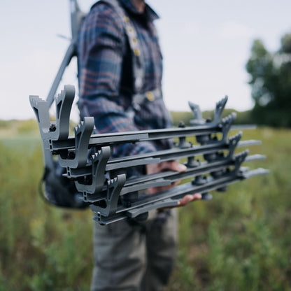 Hawk Helium 4-Pack Aluminum Climbing Sticks, Tree Stand Hunting Gear, 20 Inch