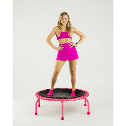 JumpSport 350 PRO Fitness Trampoline, Cardio Workout Equipment, 39 Inch, Blossom