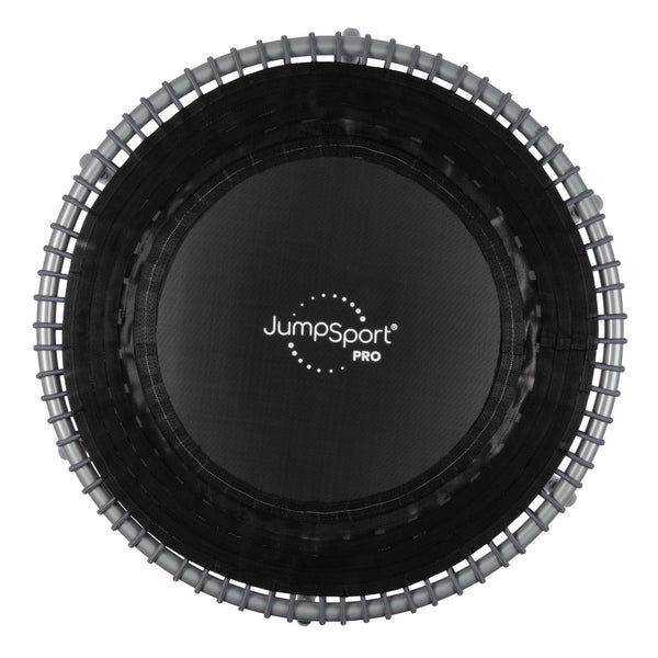JumpSport 350 PRO Fitness Trampoline, Cardio Workout Equipment, 39", Graphite