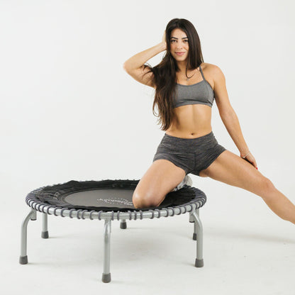 JumpSport 350 PRO Fitness Trampoline, Cardio Workout Equipment, 39", Graphite