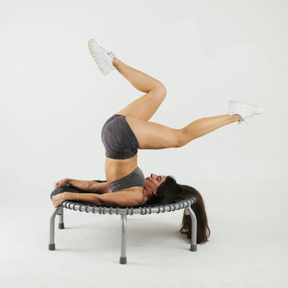 JumpSport 350 PRO Fitness Trampoline, Cardio Workout Equipment, 39", Graphite