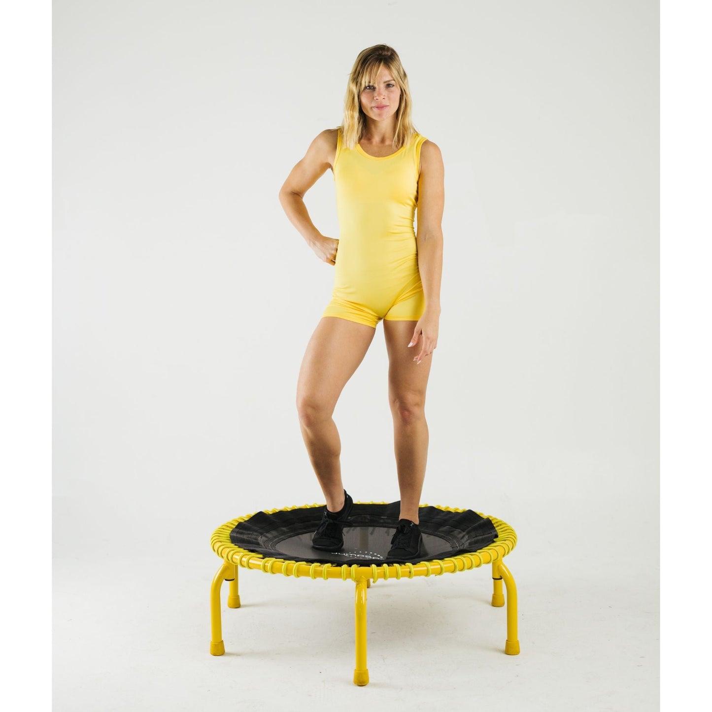 JumpSport 350 PRO Fitness Trampoline, Cardio Workout Equipment, 39 Inch, Radiate