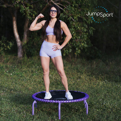 JumpSport 350 PRO Fitness Trampoline, Cardio Workout Equipment, 39 Inch, Inspire