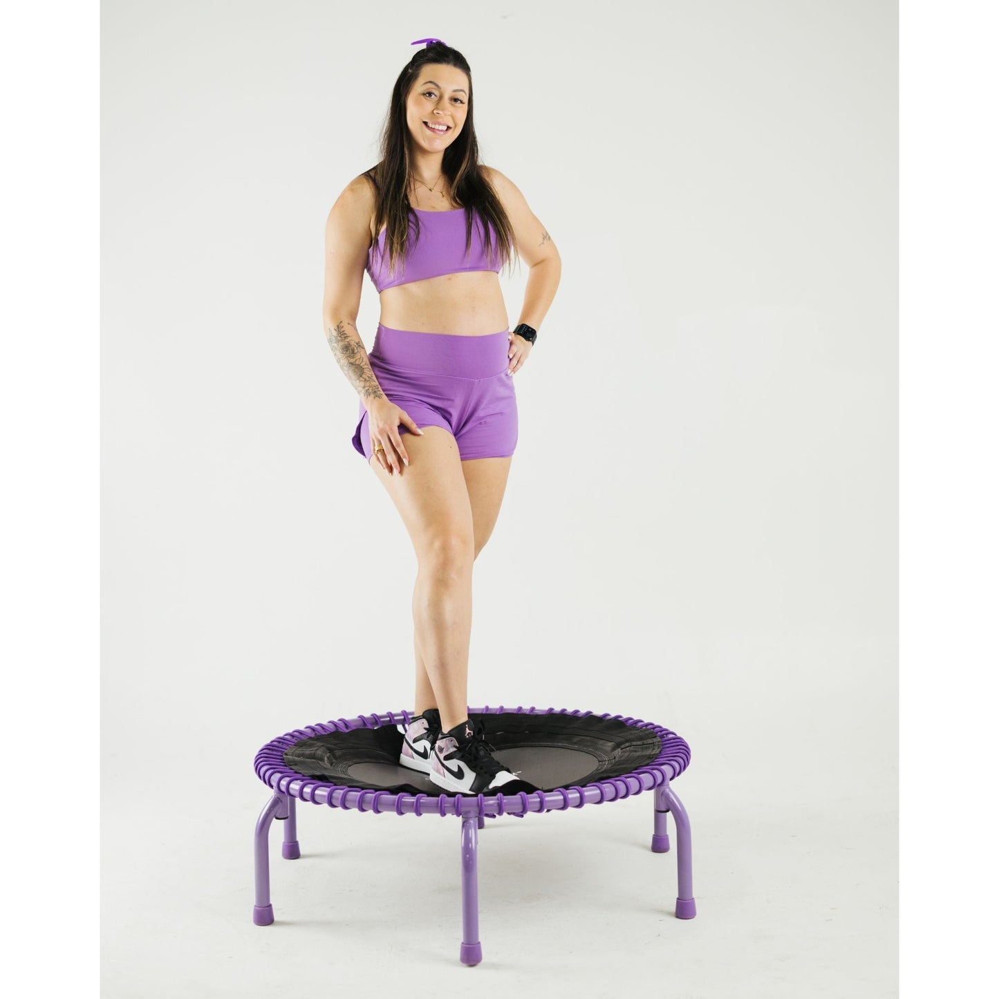 JumpSport 350 PRO Fitness Trampoline, Cardio Workout Equipment, 39 Inch, Inspire