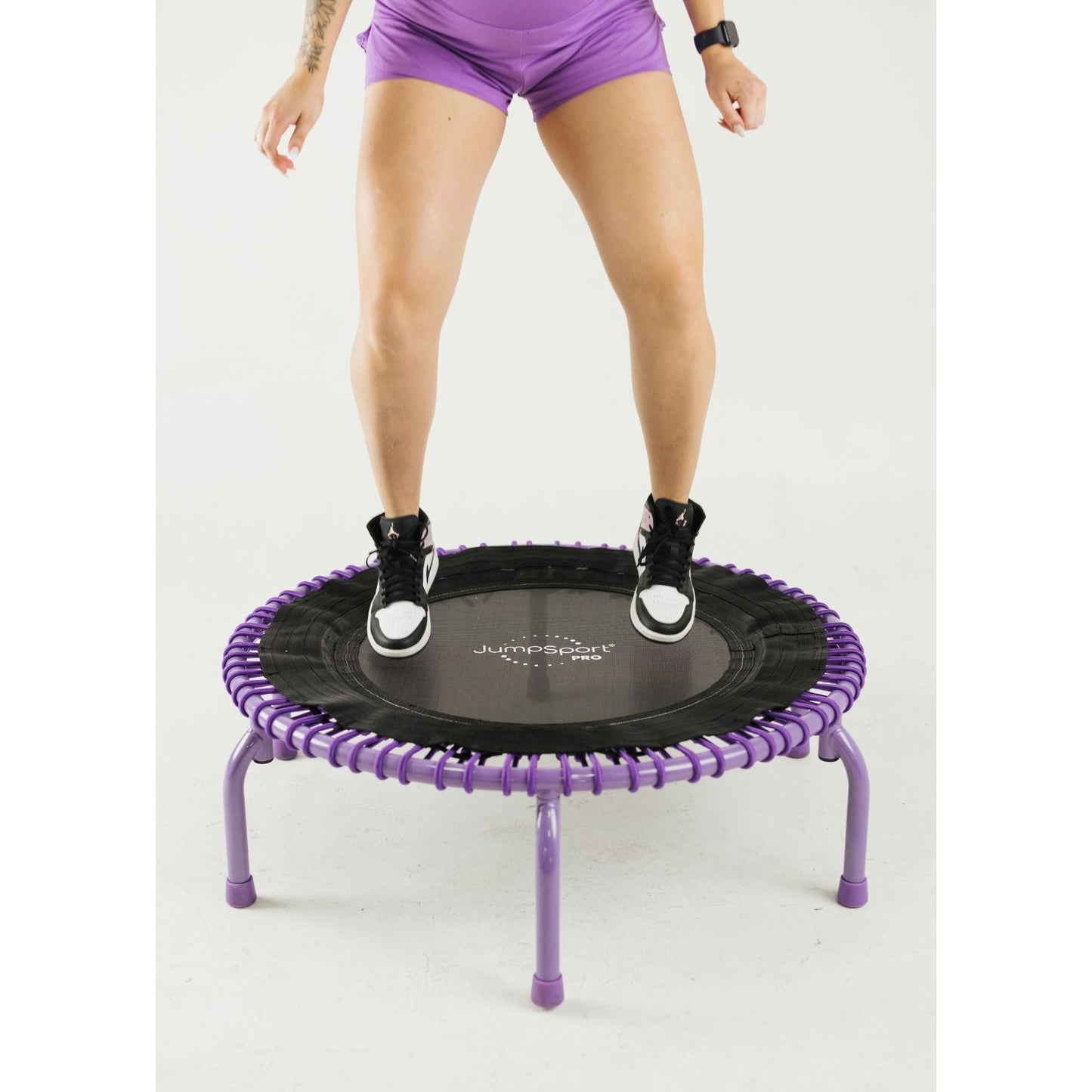 JumpSport 350 PRO Fitness Trampoline, Cardio Workout Equipment, 39 Inch, Inspire