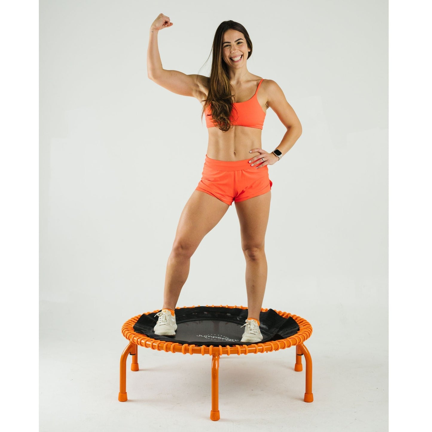 JumpSport 350 PRO Fitness Trampoline, Cardio Workout Equipment, 39 Inch, Energize