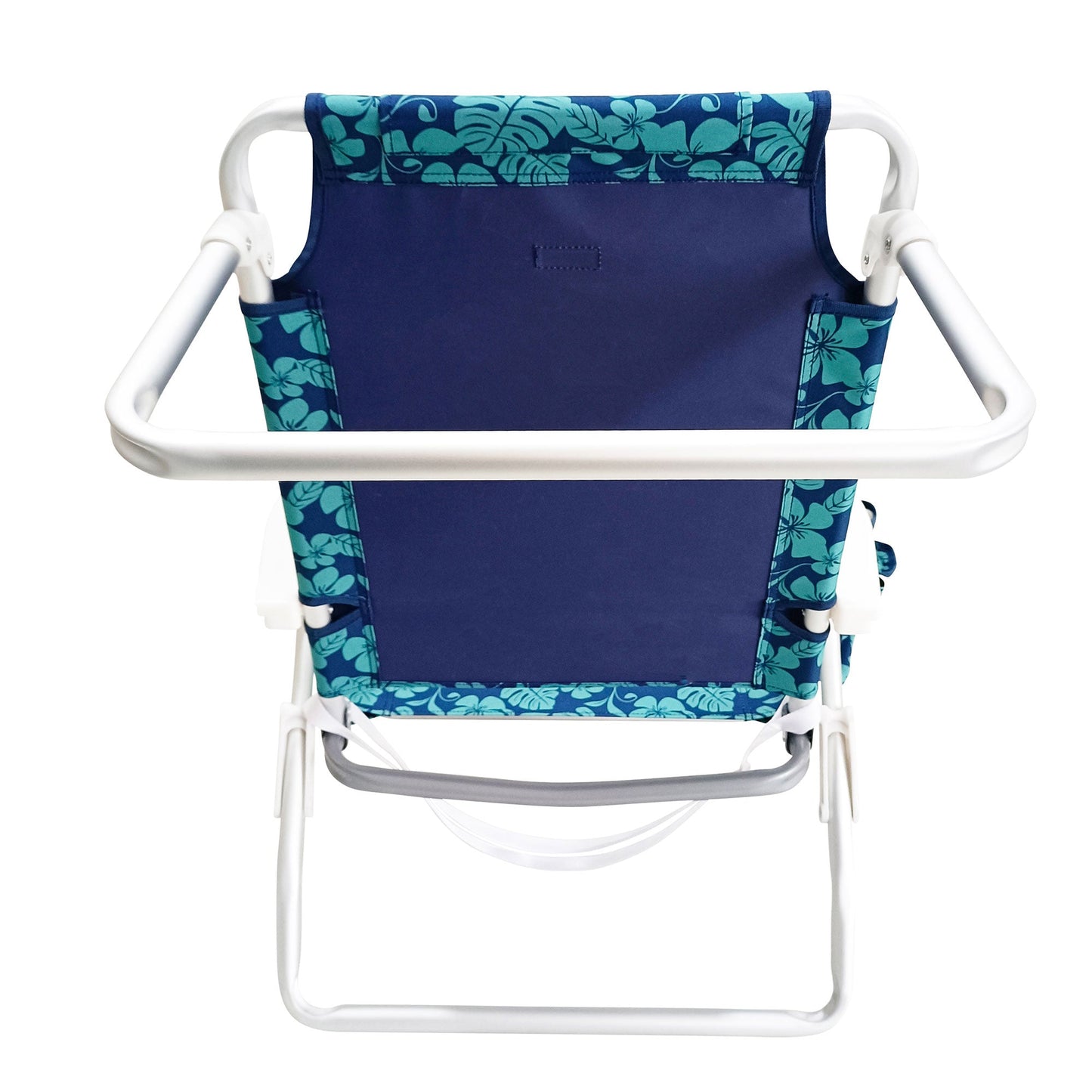 Bliss Hammocks Folding Beach Chair, Backpack Recliner with Towel Rack, Flower