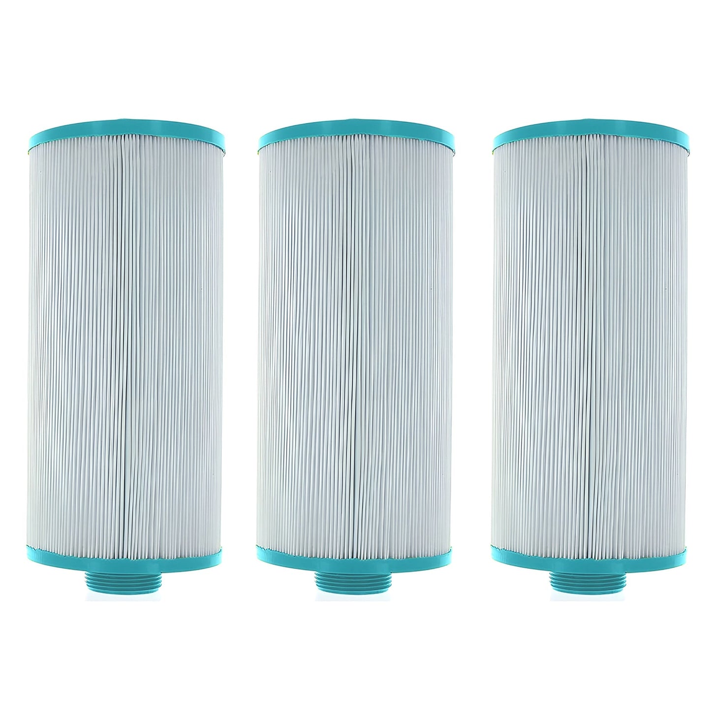 Hurricane 3 Pack Replacement Spa Filter Cartridge for PGS25P4 & 4CH-24, White