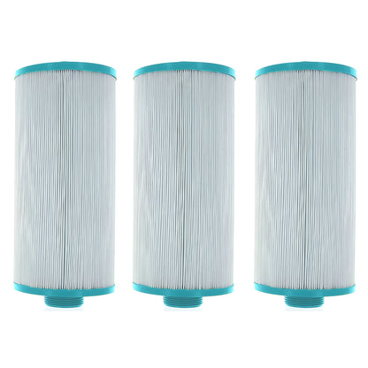 Hurricane 3 Pack Replacement Spa Filter Cartridge for PGS25P4 & 4CH-24, White
