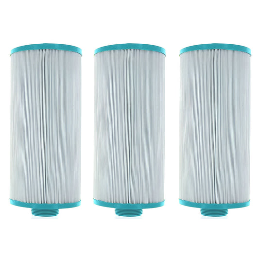 Hurricane 3 Pack Replacement Spa Filter Cartridge for PGS25P4 & 4CH-24, White