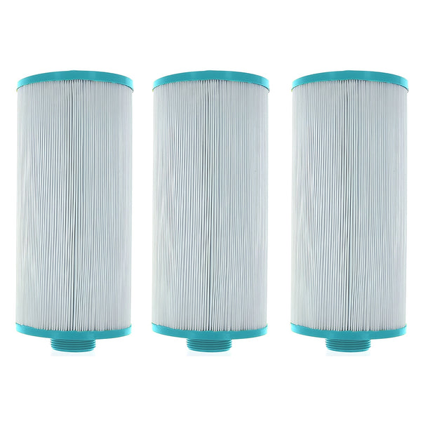 Hurricane 3 Pack Replacement Spa Filter Cartridge for PGS25P4 & 4CH-24, White