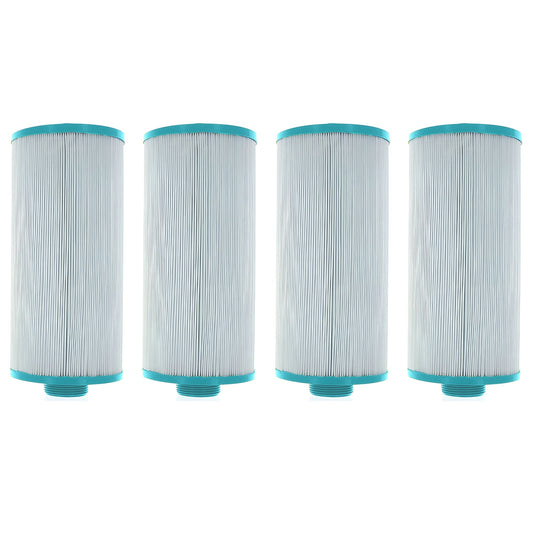 Hurricane 4 Pack Replacement Spa Filter Cartridge for PGS25P4 & 4CH-24, White