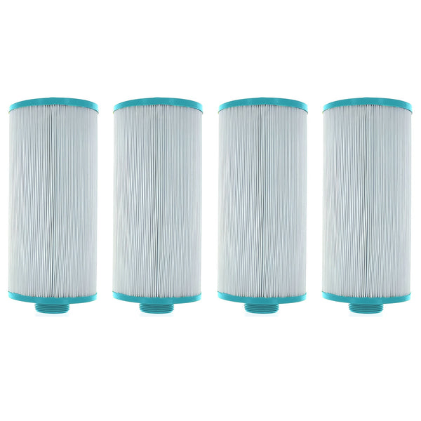 Hurricane 4 Pack Replacement Spa Filter Cartridge for PGS25P4 & 4CH-24, White