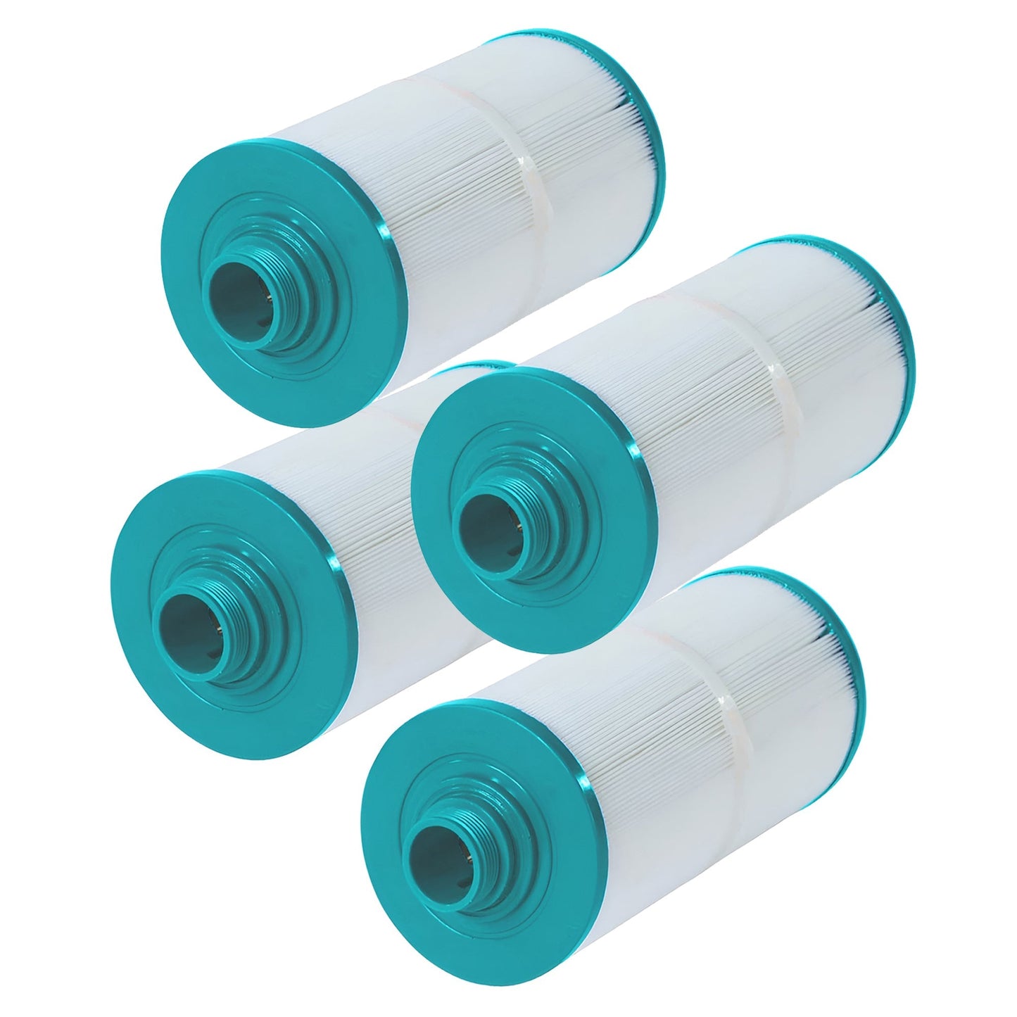 Hurricane 4 Pack Replacement Spa Filter Cartridge for PFF42TC-P & Unicel 5CH-37
