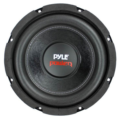Pyle 8 Inch 1600W DVC 4 Ohm Car Audio Subwoofer Speaker Set, Black (2 Pack) - Find Fresh Goods