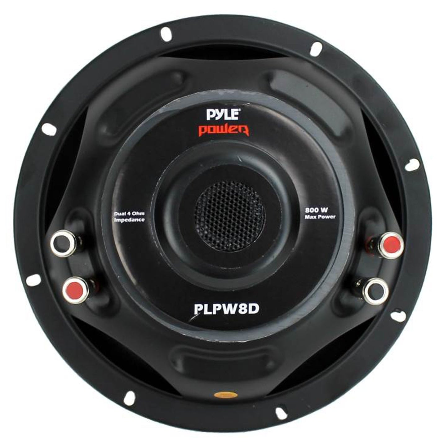Pyle 8 Inch 1600W DVC 4 Ohm Car Audio Subwoofer Speaker Set, Black (2 Pack) - Find Fresh Goods