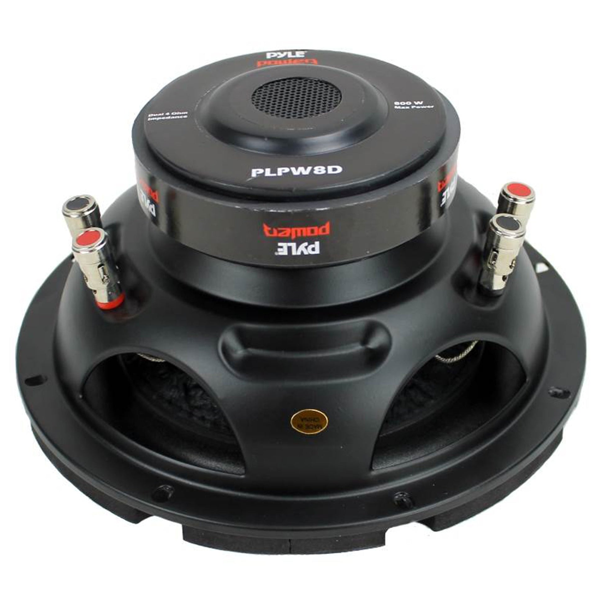 Pyle 8 Inch 1600W DVC 4 Ohm Car Audio Subwoofer Speaker Set, Black (2 Pack) - Find Fresh Goods