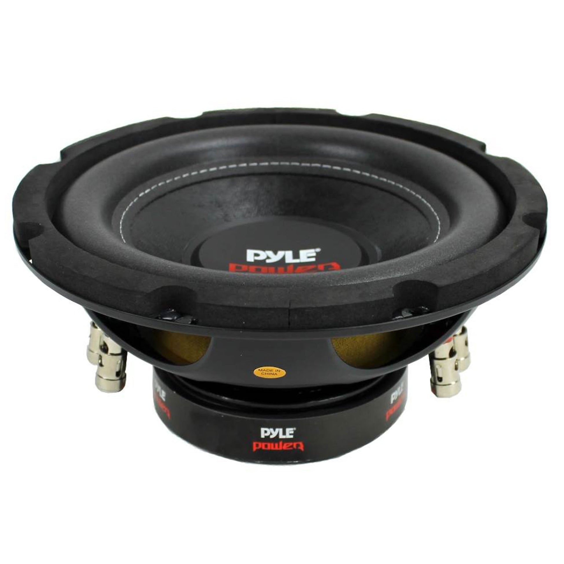Pyle 8 Inch 1600W DVC 4 Ohm Car Audio Subwoofer Speaker Set, Black (2 Pack) - Find Fresh Goods