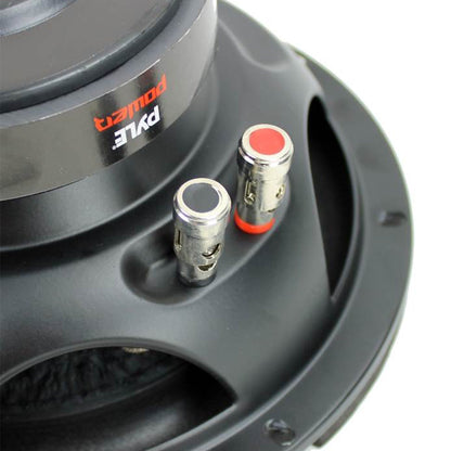 Pyle 8 Inch 1600W DVC 4 Ohm Car Audio Subwoofer Speaker Set, Black (2 Pack) - Find Fresh Goods