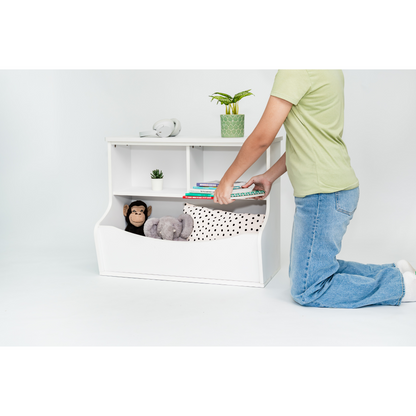 PJ Wood Multi-Functional Bookcase, Store or Display Books of Different Sizes