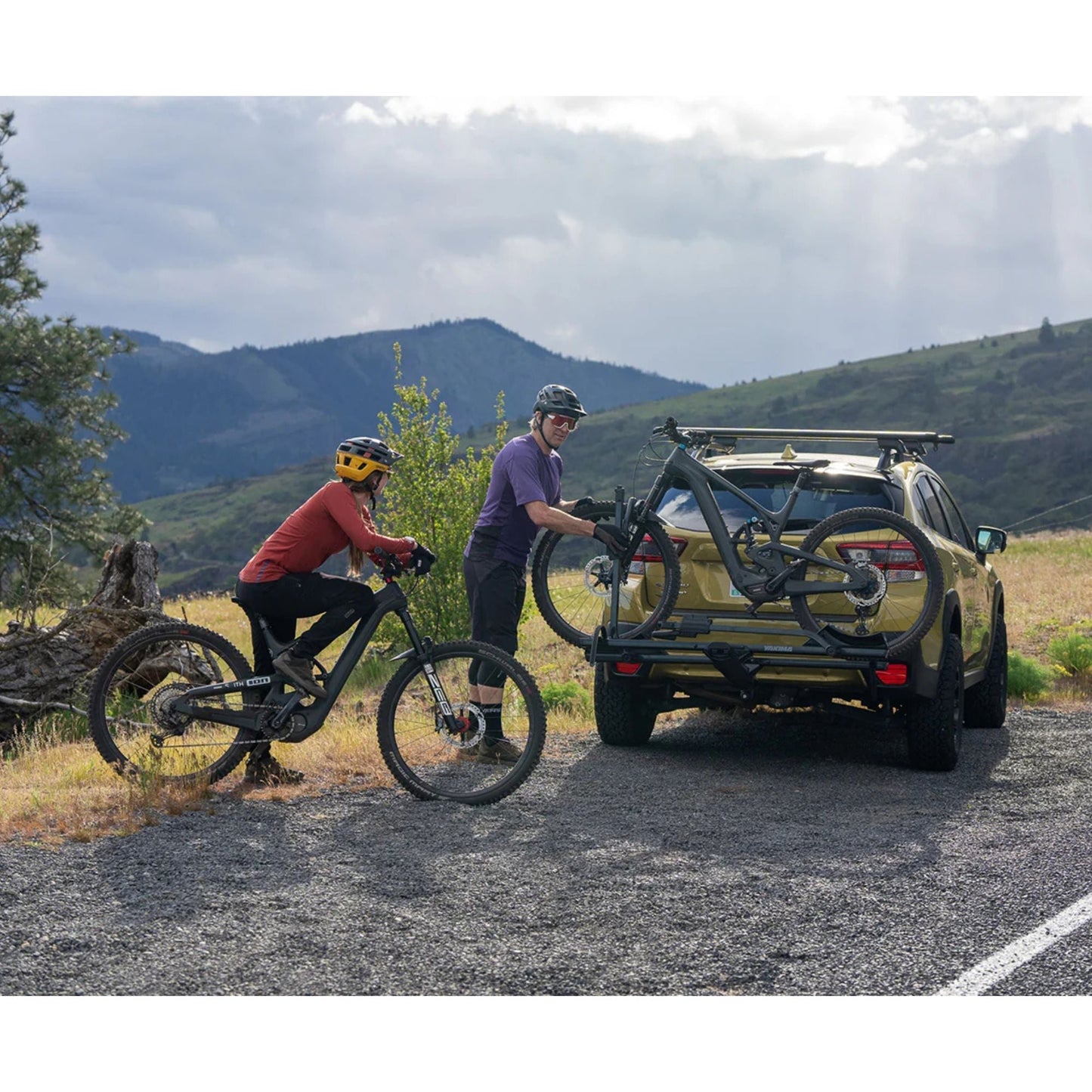 Yakima StageTwo 1.25" Premium Platform 2 Bike Tray Hitch Bike Rack, Anthracite - Find Fresh Goods