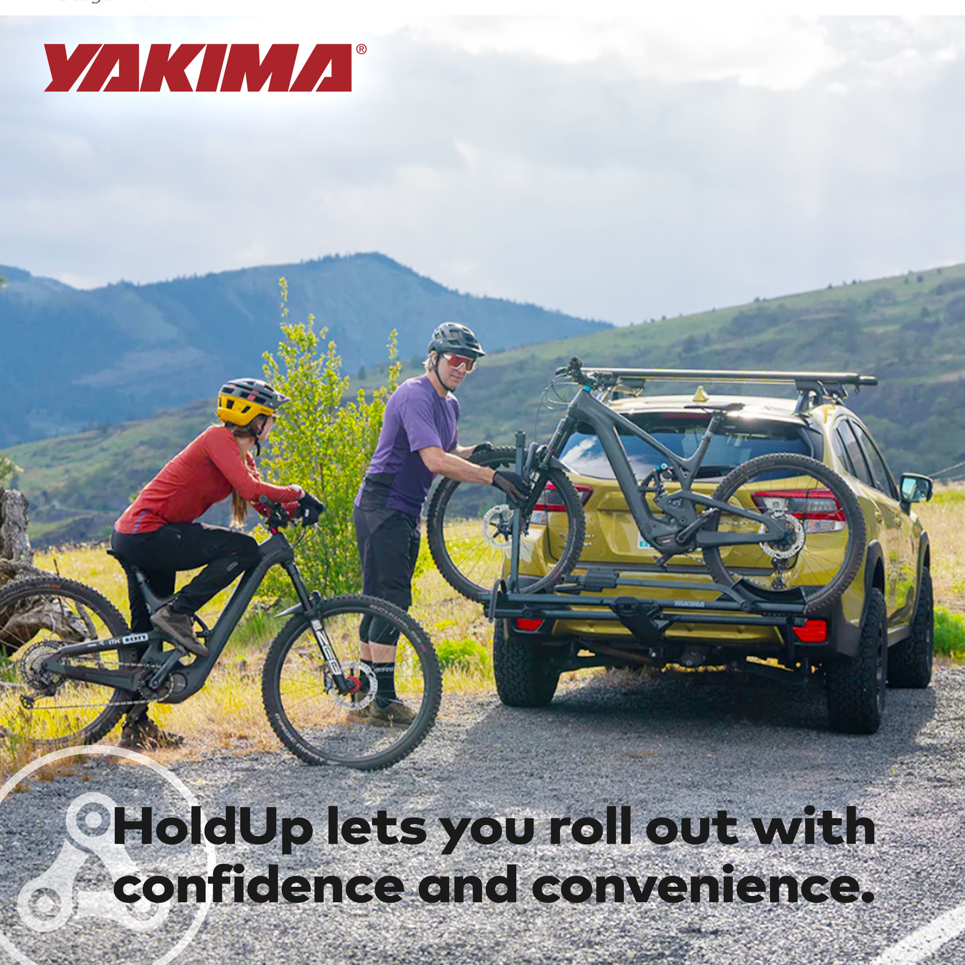 Yakima StageTwo 1.25" Premium Platform 2 Bike Tray Hitch Bike Rack, Anthracite - Find Fresh Goods