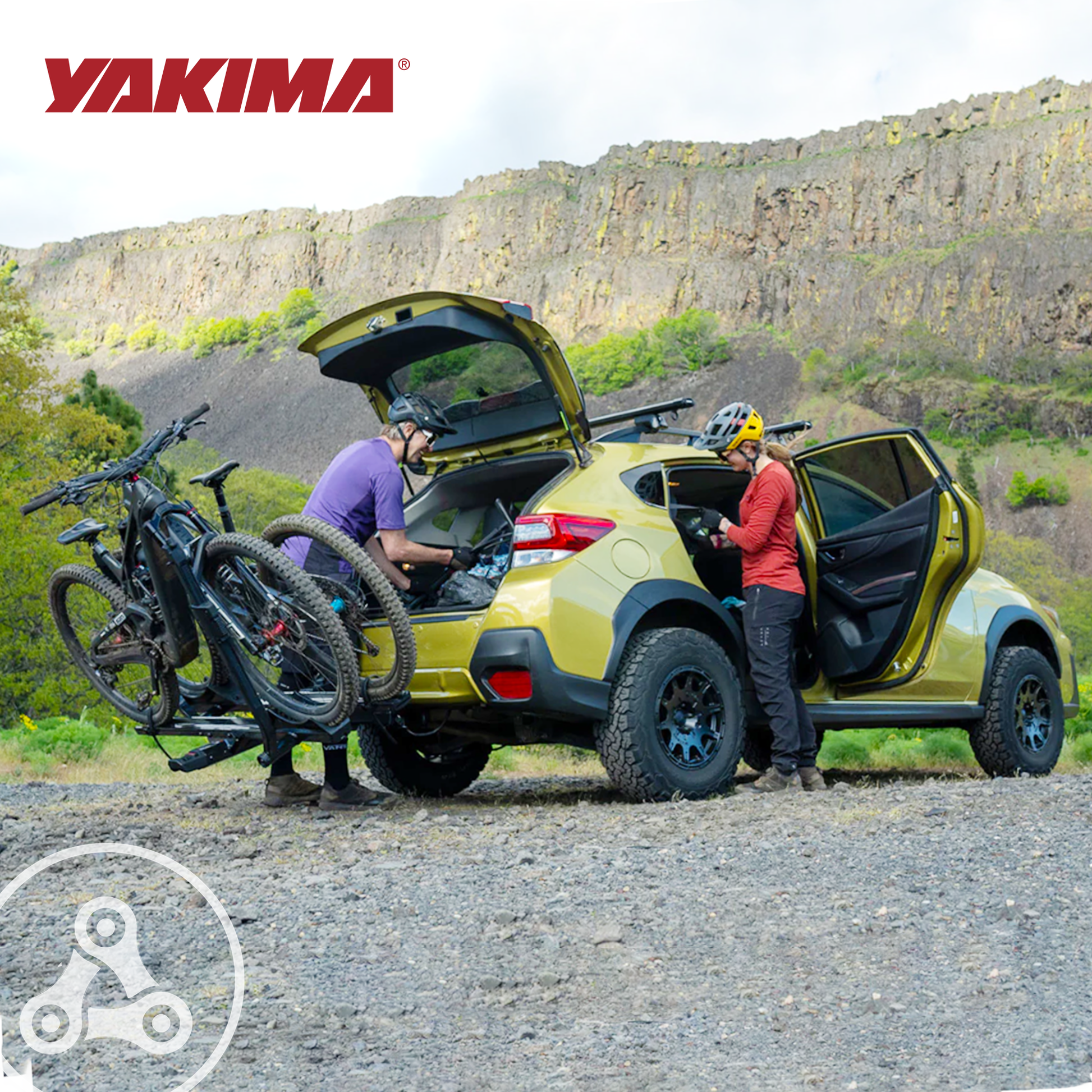 Yakima StageTwo 1.25" Premium Platform 2 Bike Tray Hitch Bike Rack, Anthracite - Find Fresh Goods