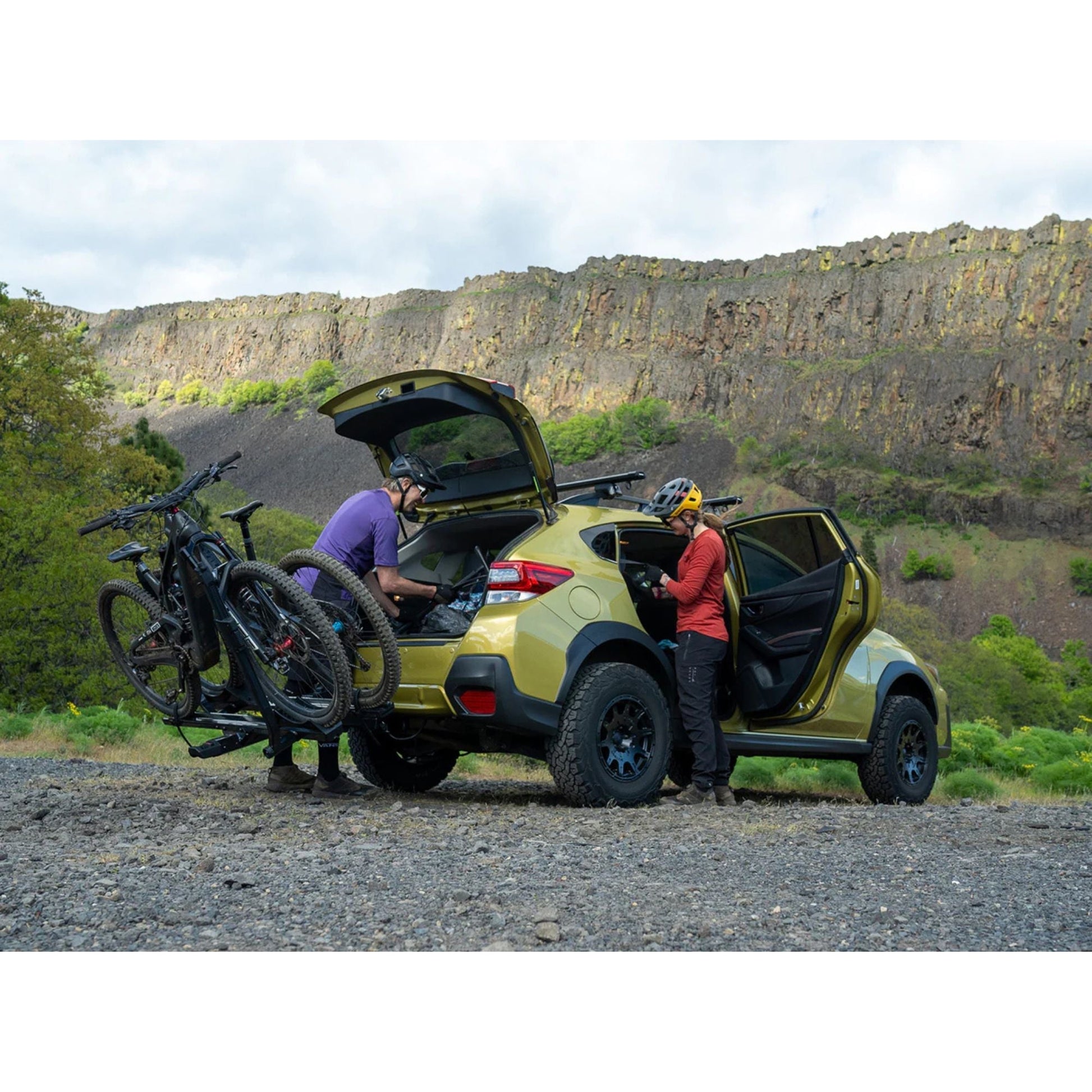 Yakima StageTwo 2" Premium Platform 2 Bike Tray Vehicle Hitch Bike Rack, Slate - Find Fresh Goods