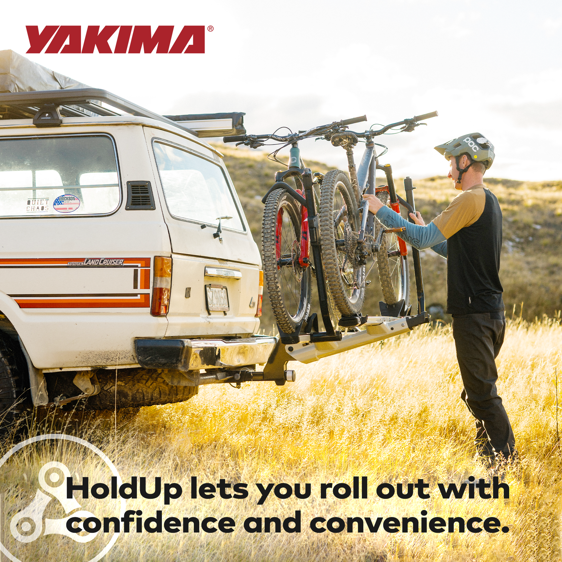 Yakima StageTwo 2" Premium Platform 2 Bike Tray Vehicle Hitch Bike Rack, Slate - Find Fresh Goods