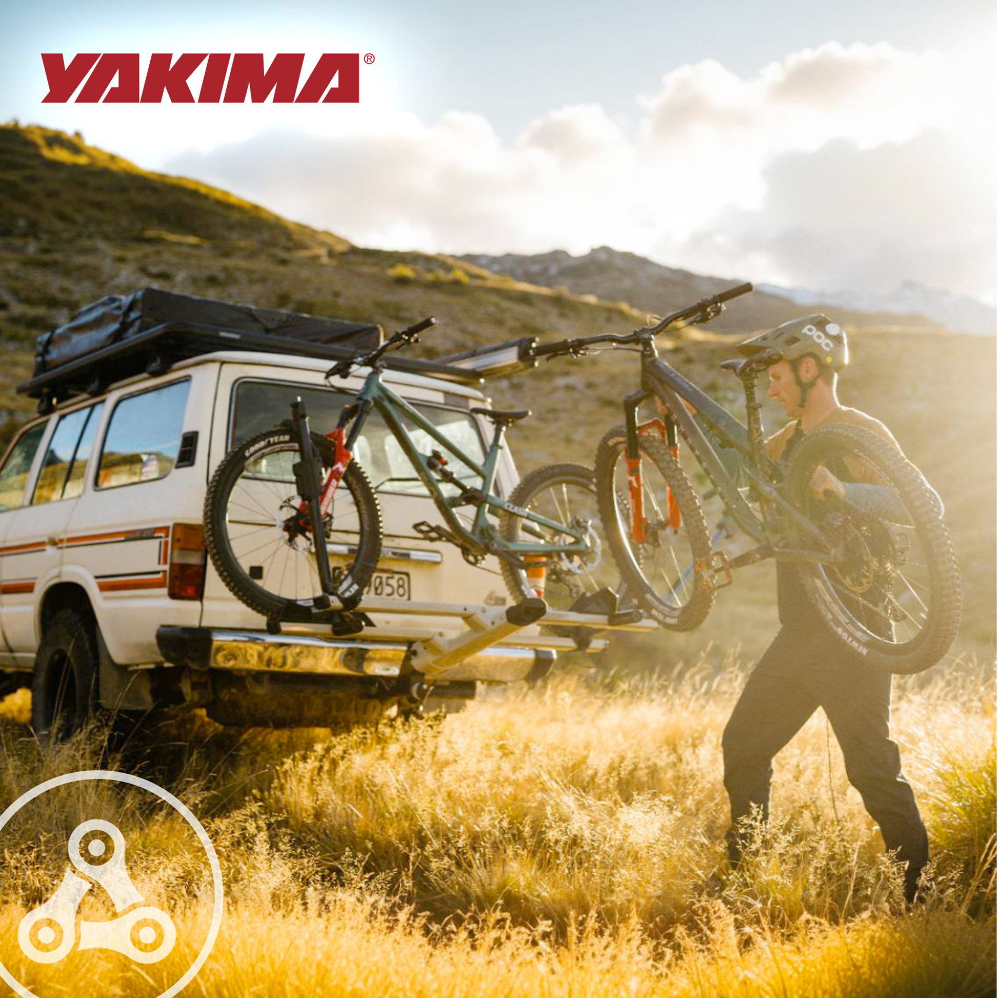 Yakima StageTwo 2" Premium Platform 2 Bike Tray Vehicle Hitch Bike Rack, Slate - Find Fresh Goods