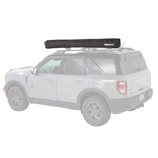 Yakima OverNOut 180 Awning, Opens on Left Side with 94 Sq. Ft. Coverage, Gray