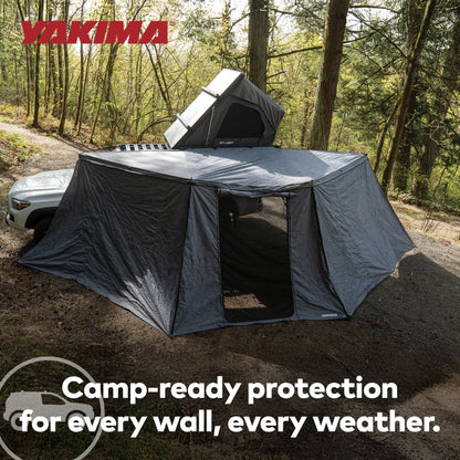 Yakima OverNOut 180 Wall Kit Awning Accessory with Wall and Door Panel, Gray