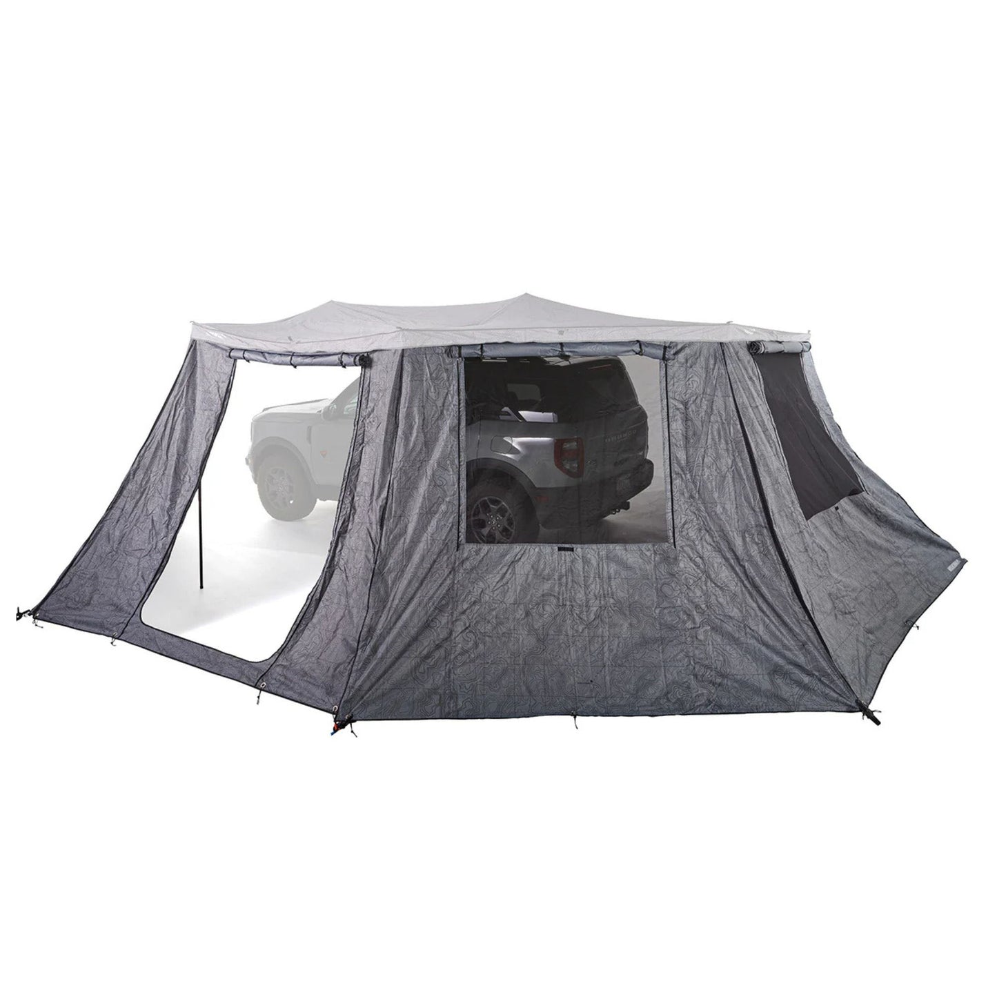 Yakima OverNOut 270 XL LH Full Wall Kit Awning Accessory with Door Panel, Gray