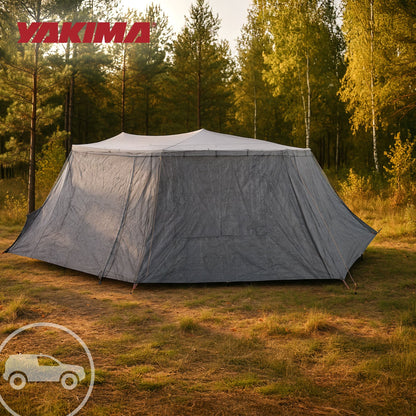 Yakima OverNOut 270 XL RH Full Wall Kit Awning Accessory with Door Panel, Gray