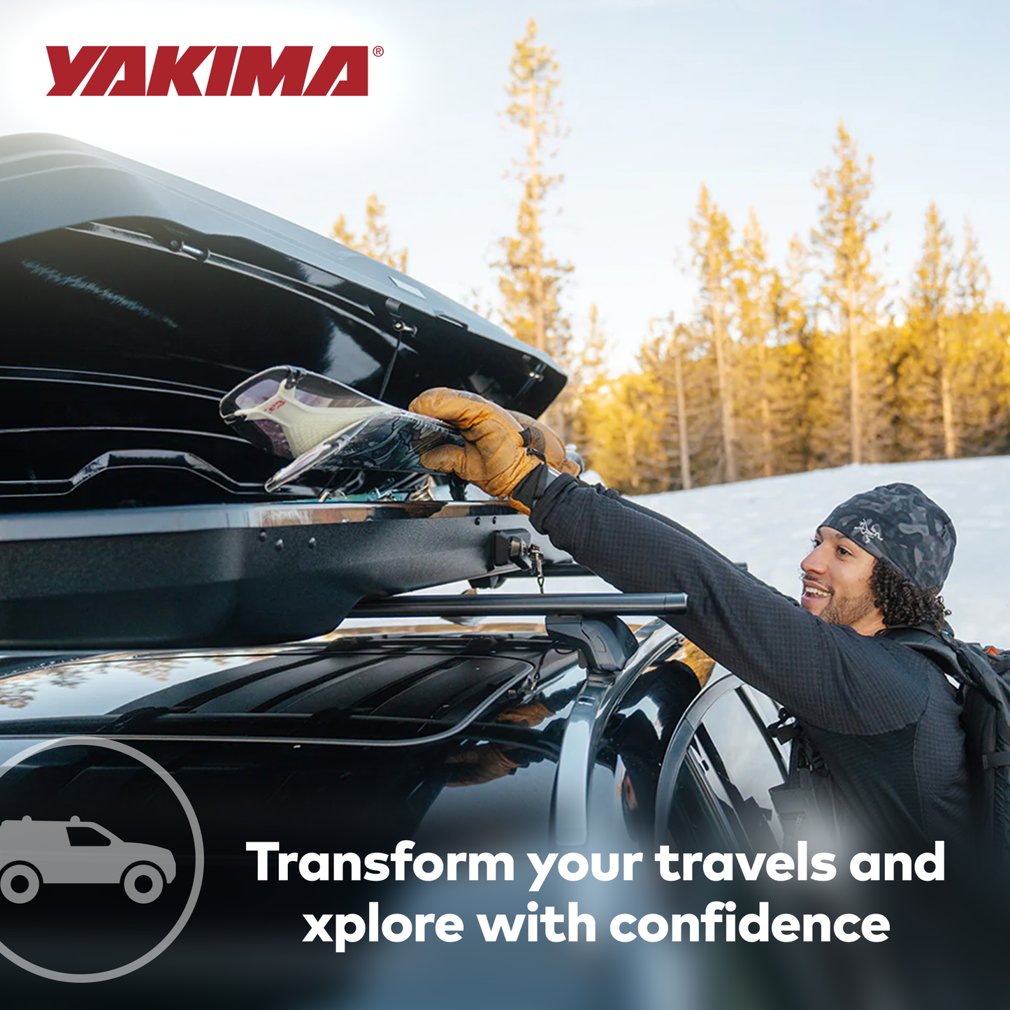 Yakima SkyBox NX Skinny 12 Rooftop Cargo Box, Fits StreamLine Crossbar, Black - Find Fresh Goods