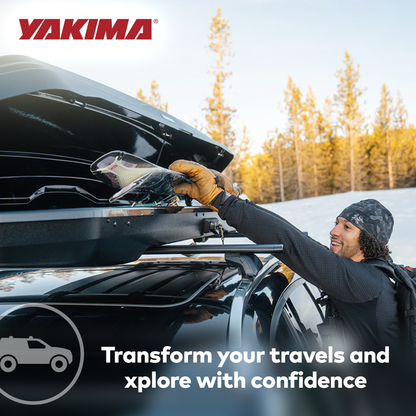 Yakima SkyBox NX Skinny 12 Rooftop Cargo Box, Fits StreamLine Crossbar, Black - Find Fresh Goods