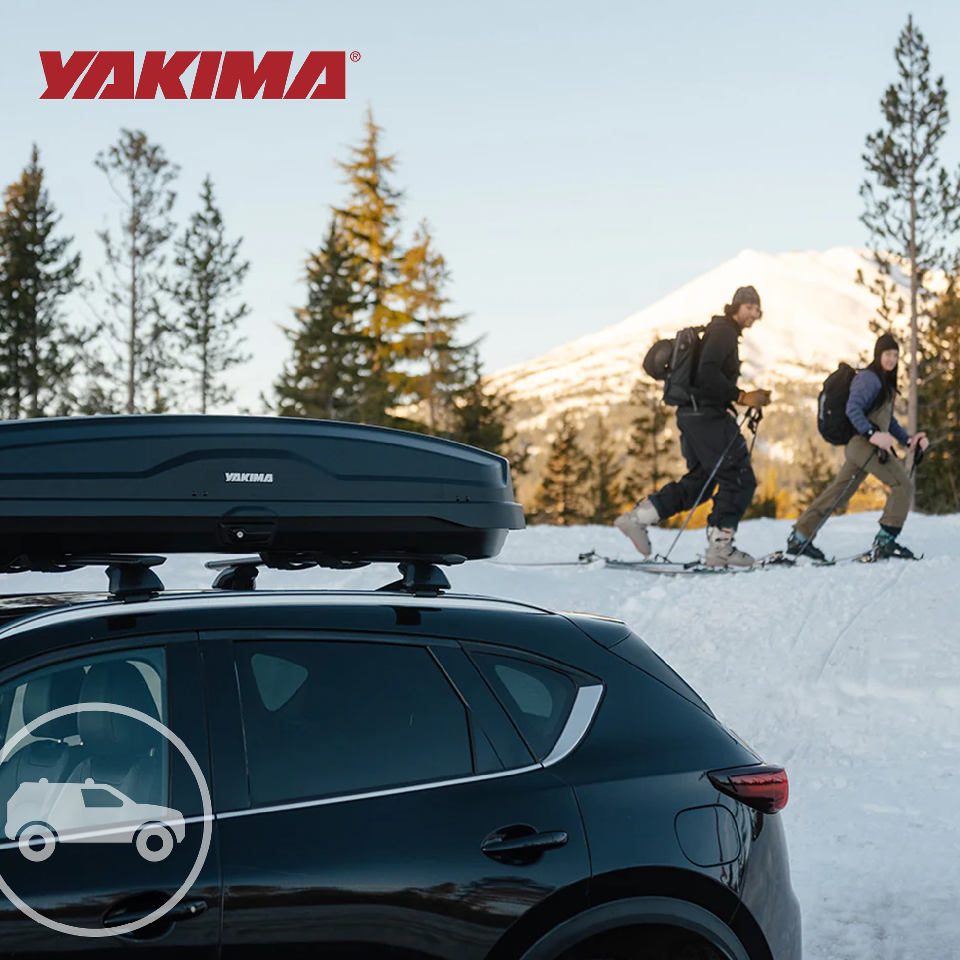 Yakima SkyBox NX Skinny 12 Rooftop Cargo Box, Fits StreamLine Crossbar, Black - Find Fresh Goods
