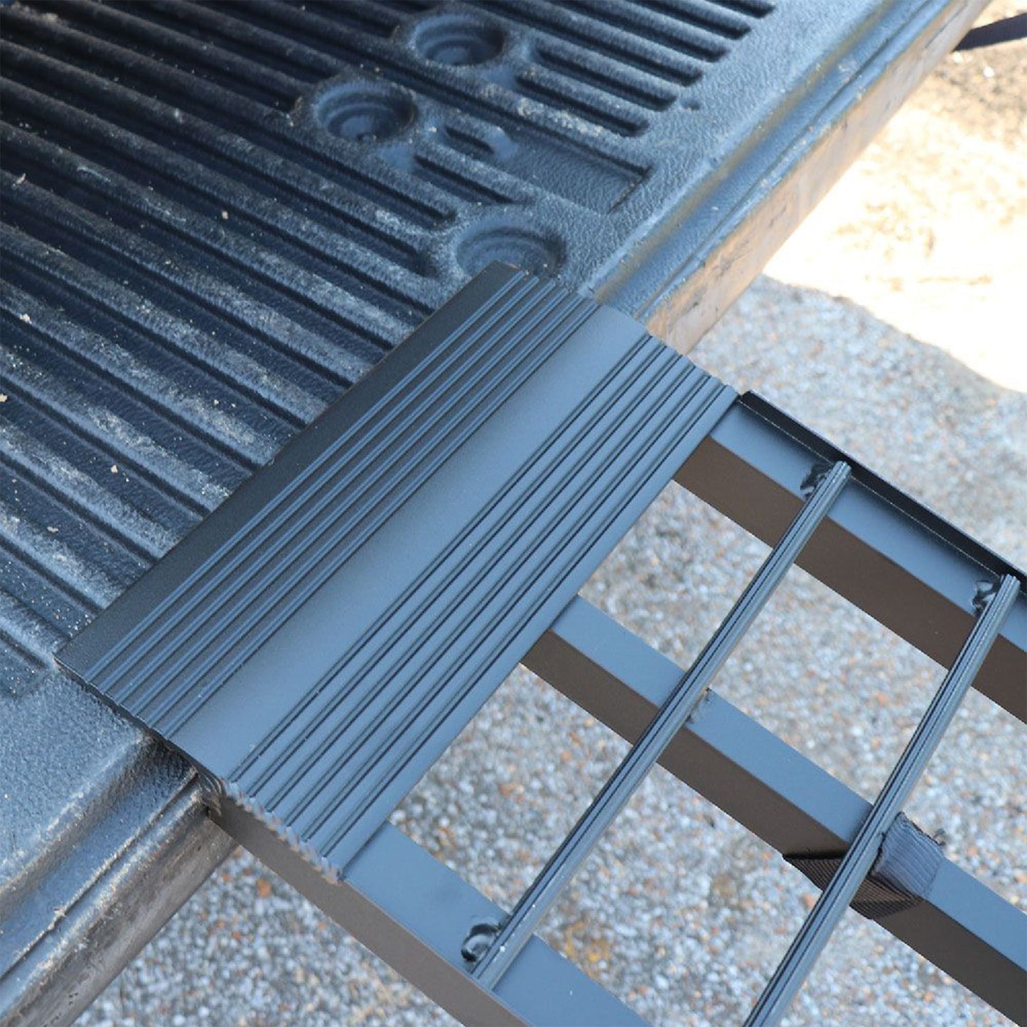 Titan Ramps 2 Pack 10’ Folding ATV Loading Ramps, Arched Aluminum Design, Black - Find Fresh Goods