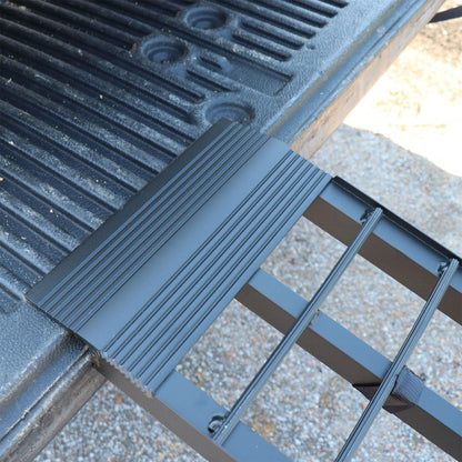 Titan Ramps 2 Pack 10’ Folding ATV Loading Ramps, Arched Aluminum Design, Black - Find Fresh Goods